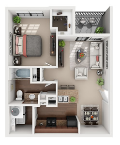 A1 - One Bedroom / One Bath*